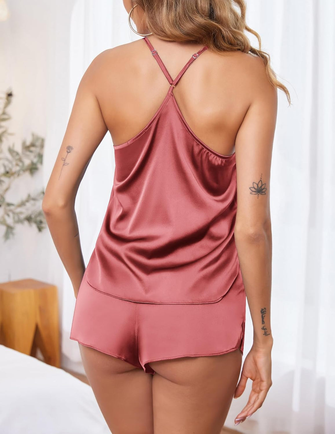 Sienna – Satin Cami & Shorts Pajama Set