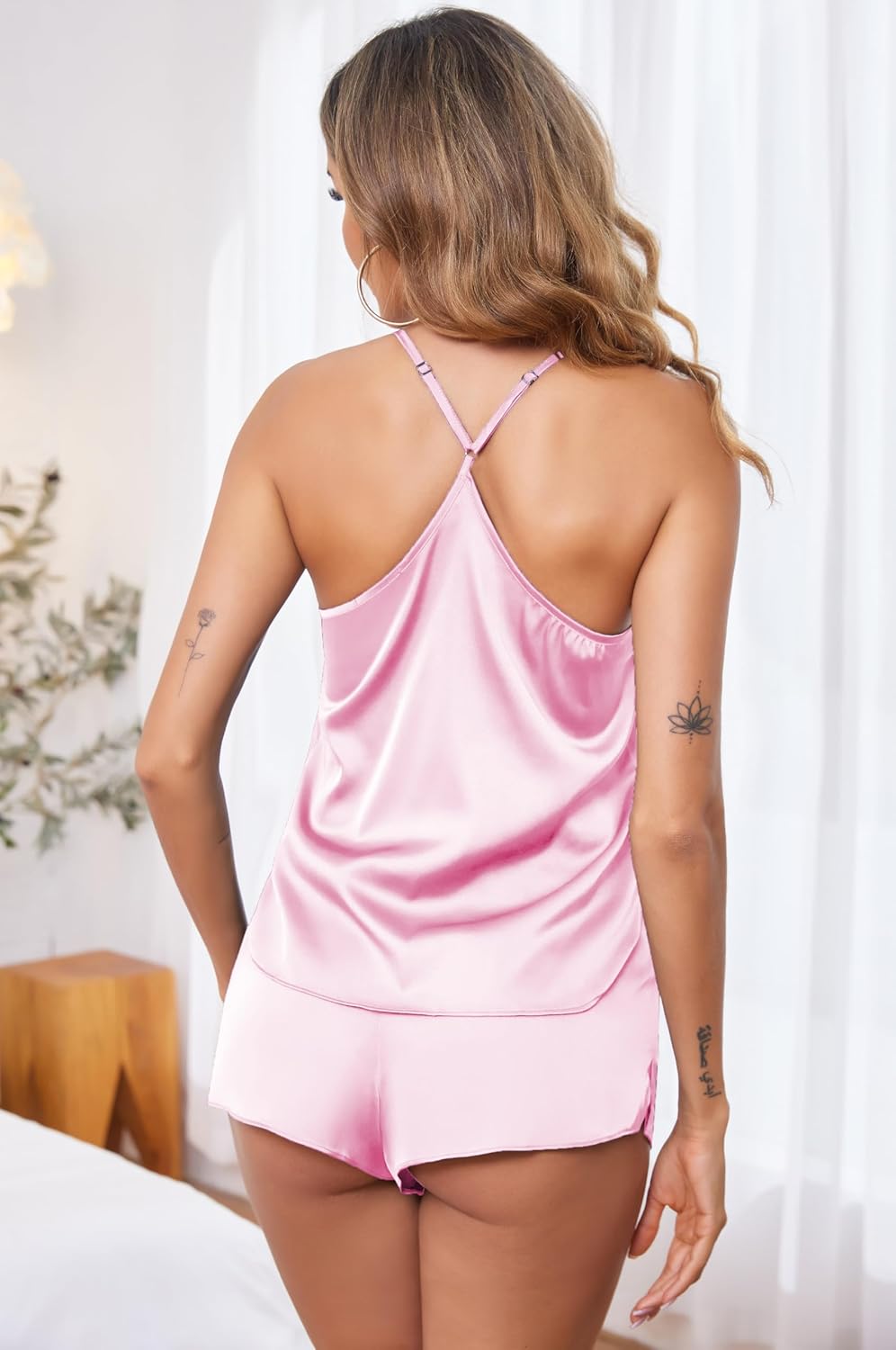 Sienna – Satin Cami & Shorts Pajama Set