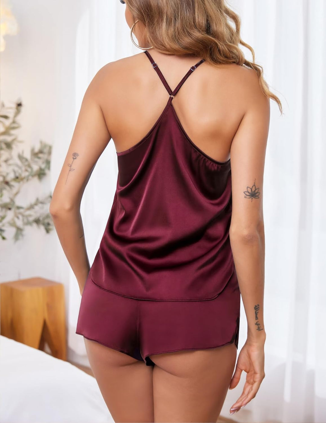 Sienna – Satin Cami & Shorts Pajama Set