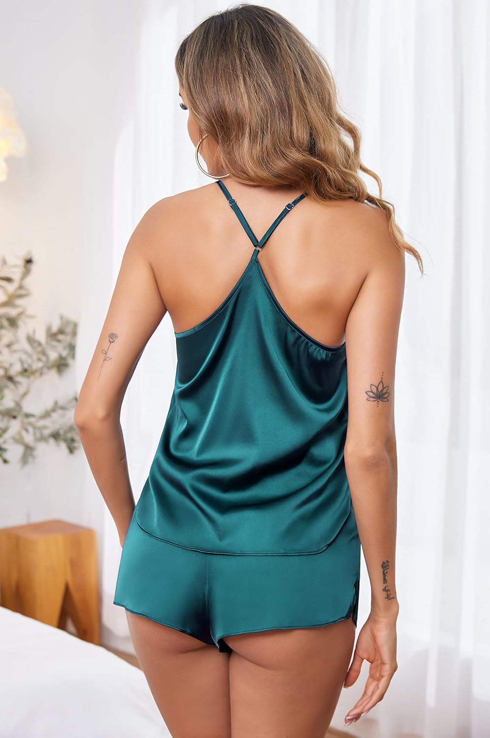 Sienna – Satin Cami & Shorts Pajama Set